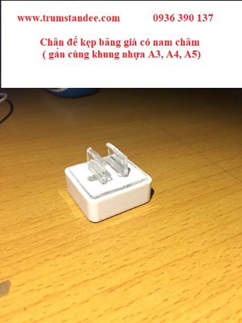 Chân đế cài khung bảng giá nam châm